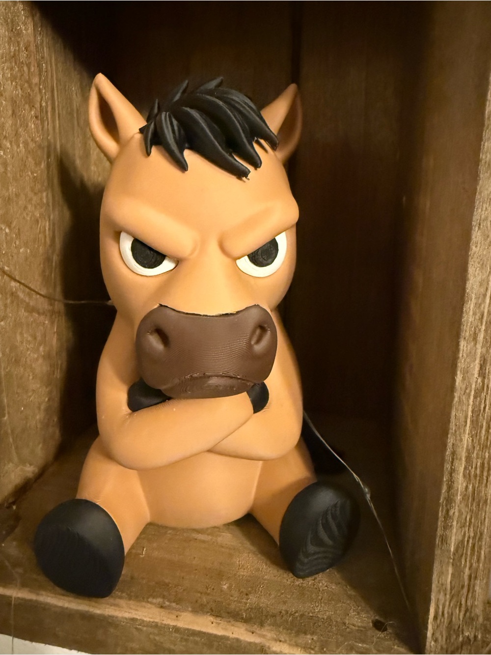 Grumpy Horse 3D print- Tan